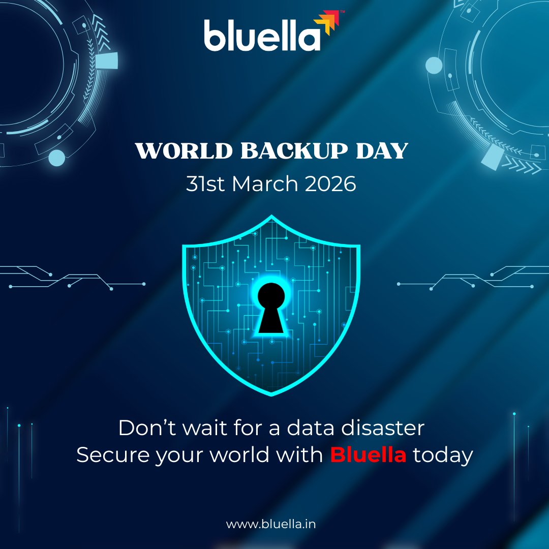 Bluella_in's tweet image. Don’t wait for a data disaster to realize the value of a backup. Take control, stay prepared, and keep your data safe before problems arise.

Secure your world with Bluella today.

bluella.in

#WorldBackupDay #DataProtection #BackupYourData