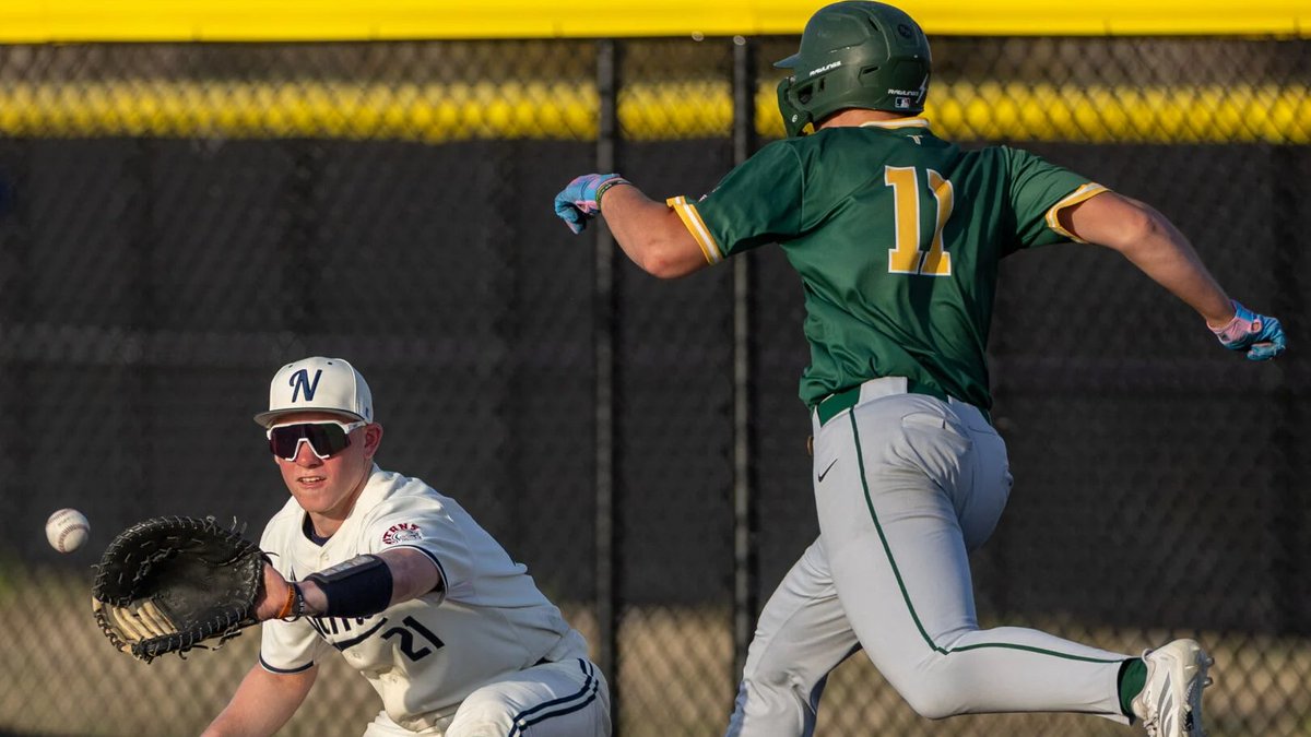 PrepExtra's tweet photo. Three runs down. Three outs to go.

Norris (@Norris_Baseball) didn’t blink 👀

The Titans forced extras, then walked it off in the 11th to beat Pius X (@PiusXtra) 6-5.

More #nebpreps here: https://t.co/viMC5Z2eDQ https://t.co/Z9VbV6VQZh