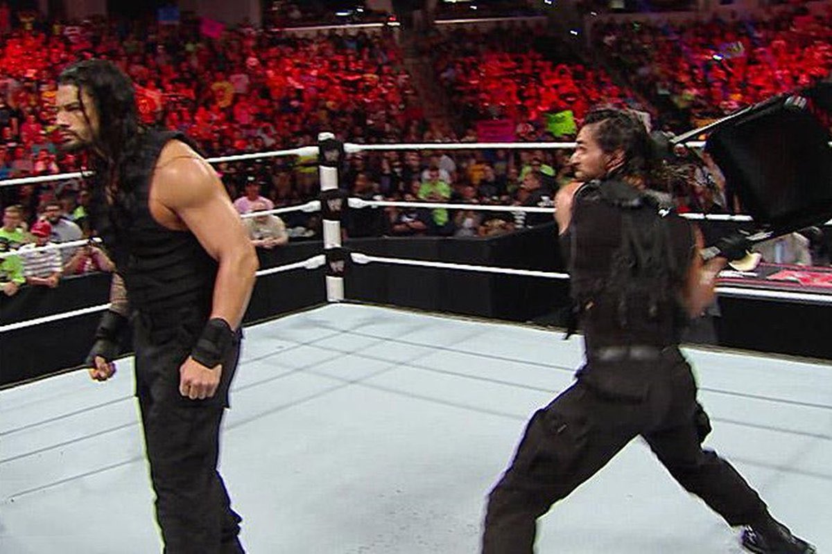 BSarabdial's tweet photo. @RaspyTaylor It’s this. This moment that has haunted Roman Reigns for the past 12 years. https://t.co/5eWfX0Fmhh