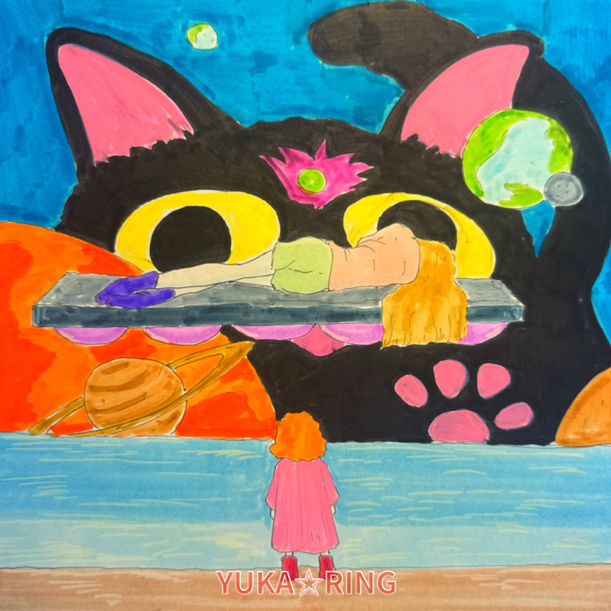 かとうゆかり🌹一発描きイラストアート🌹 tweet media