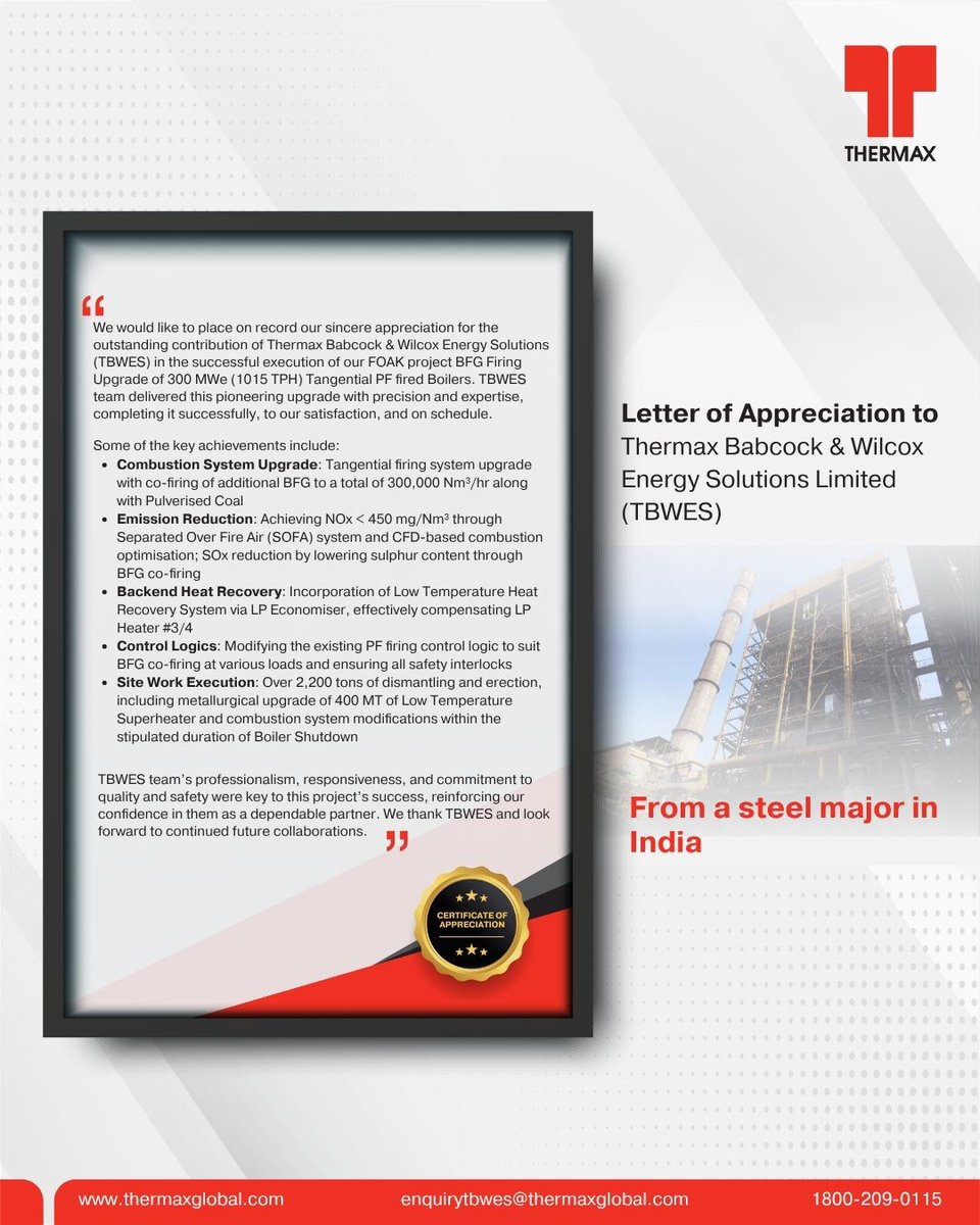 Thermax Global tweet media