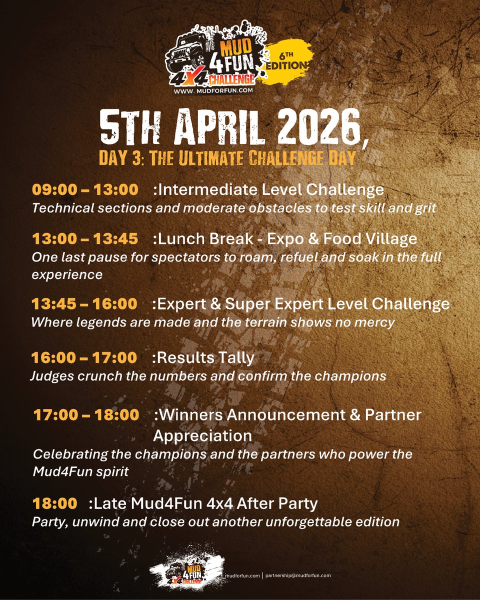 Mud 4 Fun 4X4 Challenge tweet media