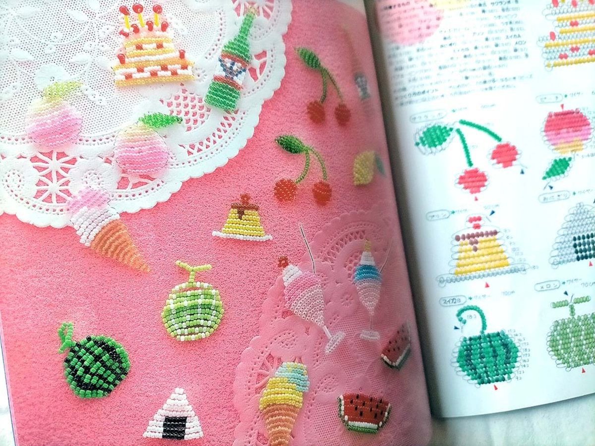 かわいいマスコットやアクセサリー、ネックレス、指など平成レトロなビーズ作品が盛りだくさん！
カラーで作り方も分かりやすい平成のビーズ手芸本です。

たのしいビーズ屋さん（平成11年）
torocco55.thebase.in/items/136915098

#レトロ　#ビーズ　#ハンドメイド