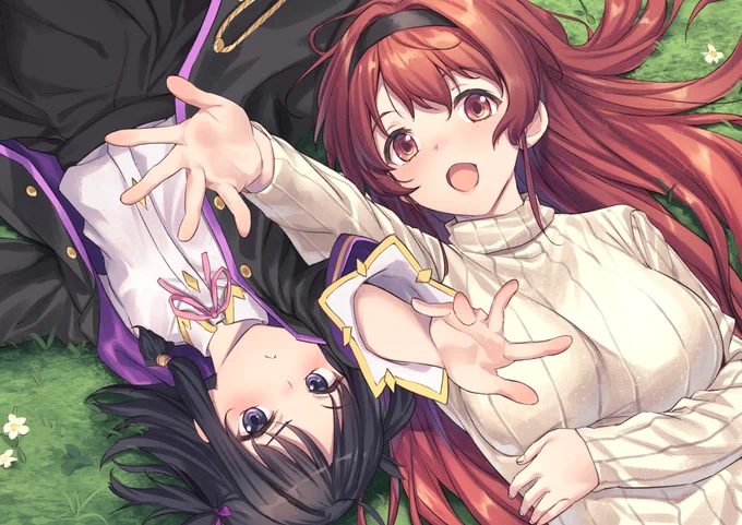 ライトノベル版の挿絵を担当しました「はじまりの町の育て屋さん 」 コミカライズ版 COMIC 3巻 本日3月31日に発売しました、もう3巻か・・早いねぇ～( ˘ω˘ ) 気分でローズとコスモスを3年ぶりに描いてみたよ、懐かしい