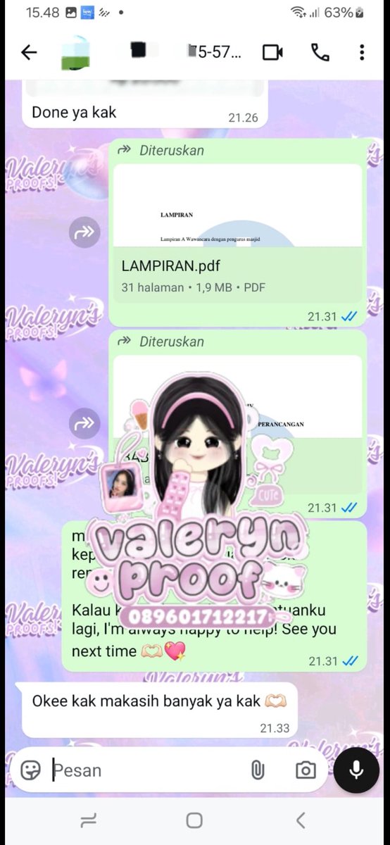 Valen ; Joki & bimbingan skripsi olah data^^ tweet media