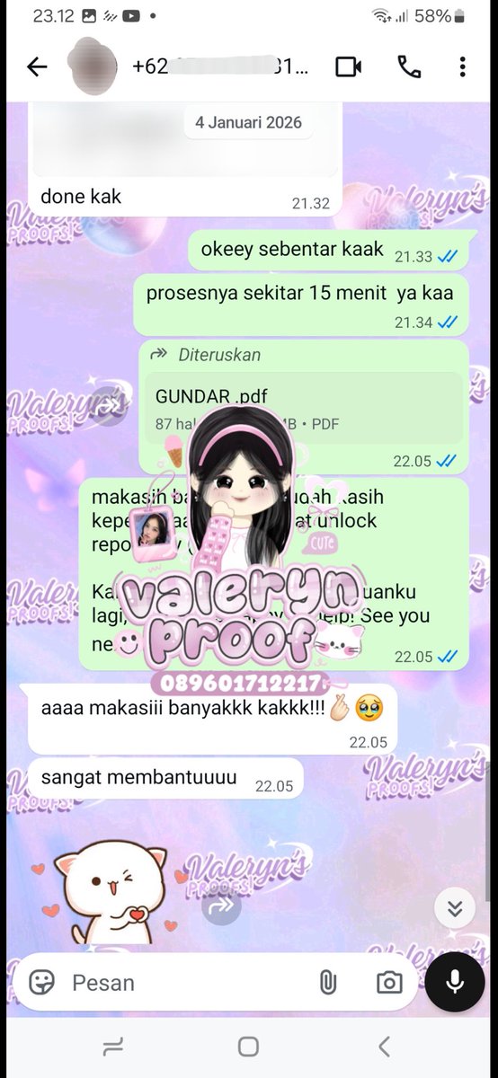 Valen ; Joki & bimbingan skripsi olah data^^ tweet media