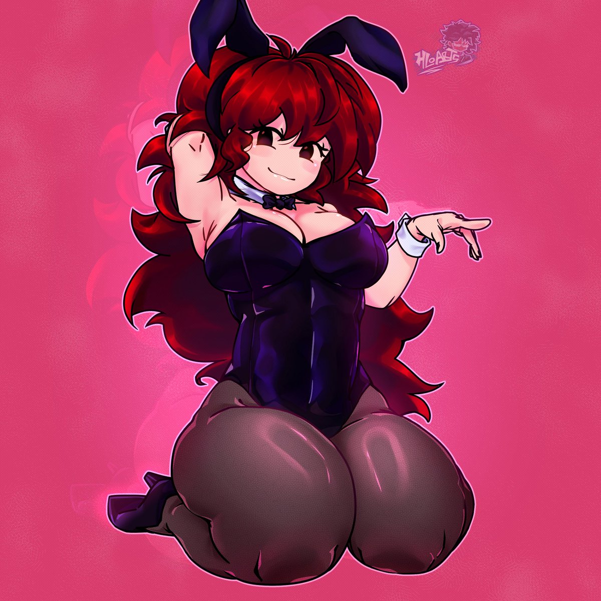 HLoArts's tweet image. GF in a bunny suit.
#fridaynightfunkin #fnfgirlfriend #fnfgf