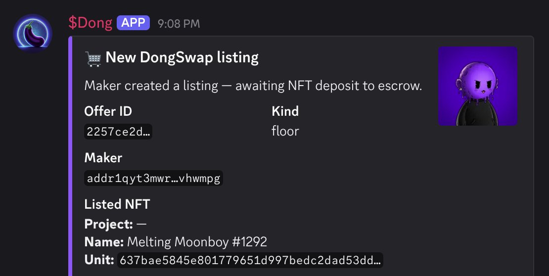 dixeflatline's tweet image. I built an NFT Swap platform for #Solana; dswapper.me.
I also built a NFT Swap platform for #Cardano. (Public release this week) 

Early access to Cardano NFT Swapping in the Discord.  Reaching out to friends on the $ADA seeing if there is even a want for this...