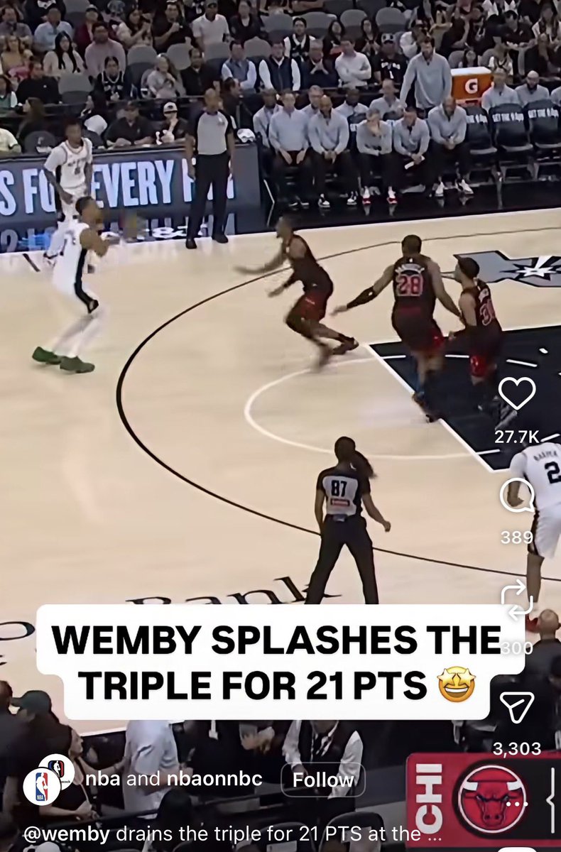 Will need answers from the League before the playoffs begin but if Wemby is getting 21 points for a 3 … things could be more challenging than I thought