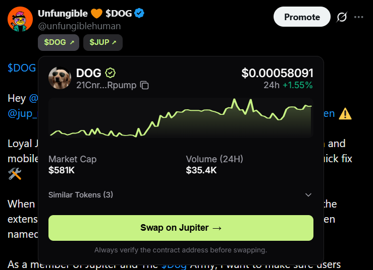 Unfungible 🧡 $DOG tweet media
