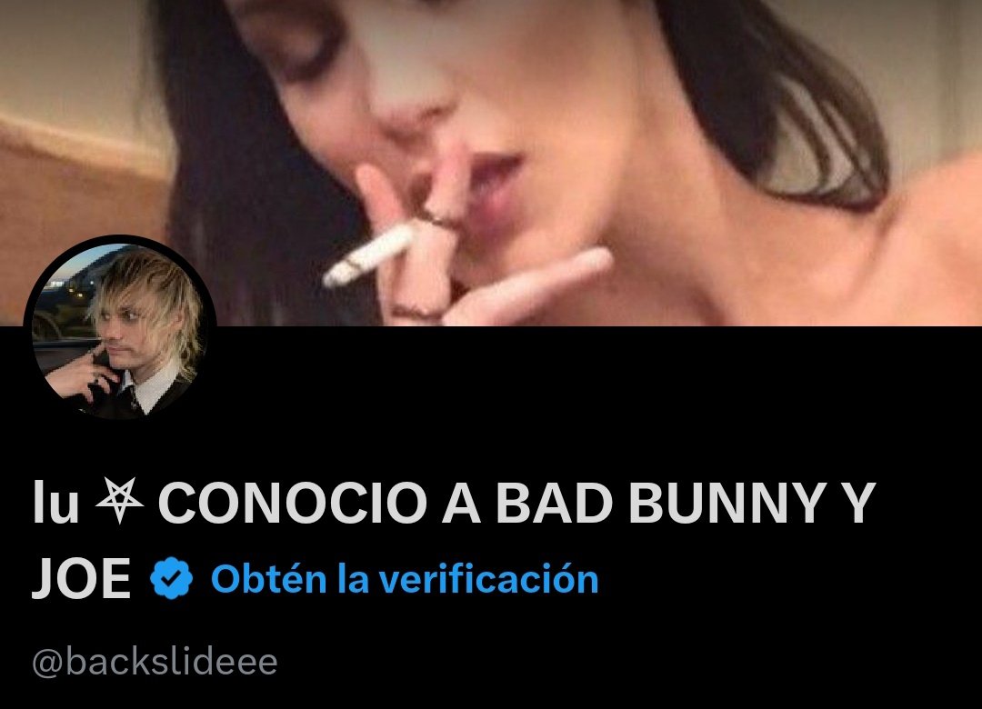 lu ⛧ CONOCIO A BAD BUNNY Y JOE tweet media
