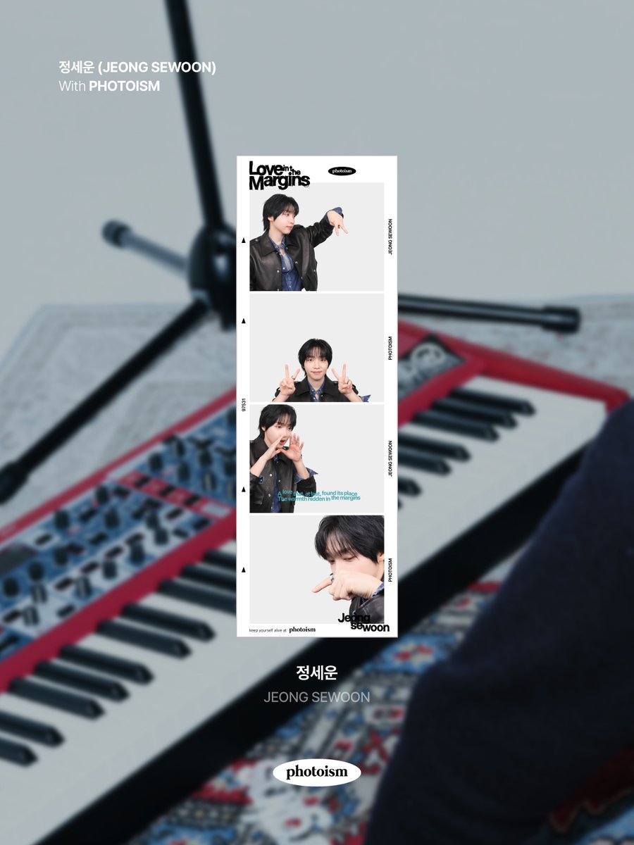 photoism_kr's tweet photo. PHOTOISM X 정세운
ARTIST FRAME OPEN !

Love in the Margins인데,
내 시야엔 여백 한 점 없이 세운이만 들어옴 °𖦹⁺◟

포토이즘에서 정세운과
함께 추억을 남겨보세요 📸

📅 26.04.01 – 26.04.30

ONLY IN PHOTOISM https://t.co/F1d3KYmrIM