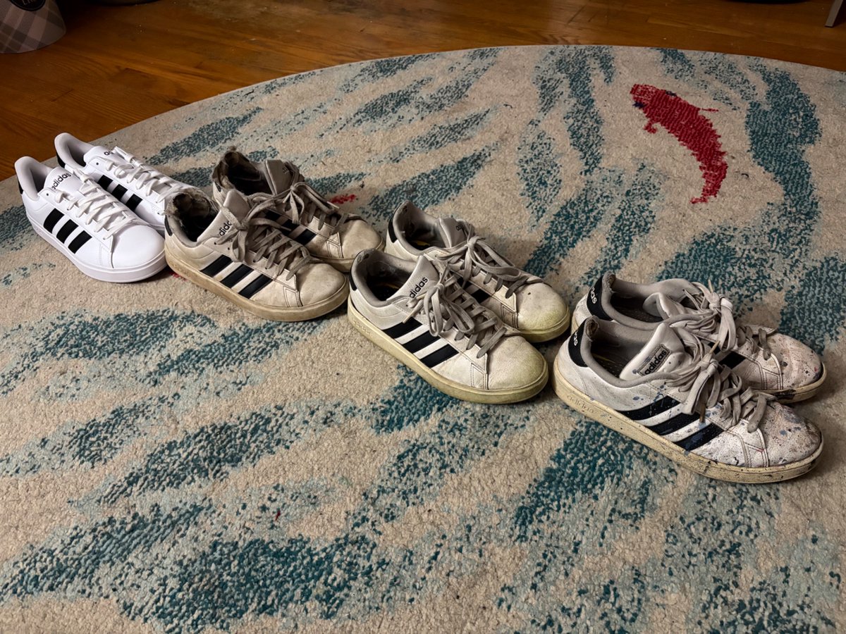 TheTransOtter's tweet photo. i’ll never want another pair of sneakers than these babies right here. current pair still have a few more months on them before i switch over https://t.co/9cQtYwXuhX