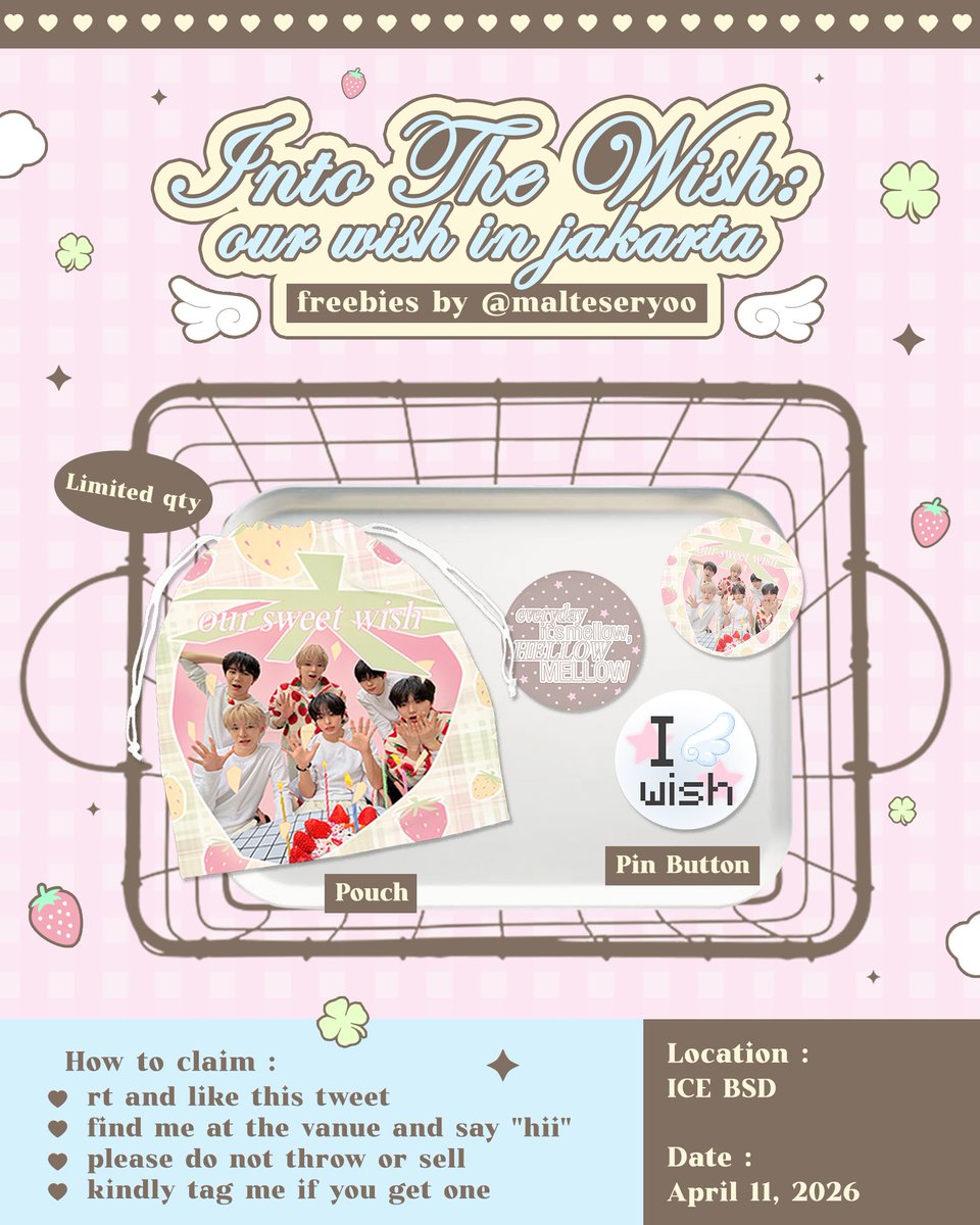 msll🎀 freebies ITW on 📌 tweet media