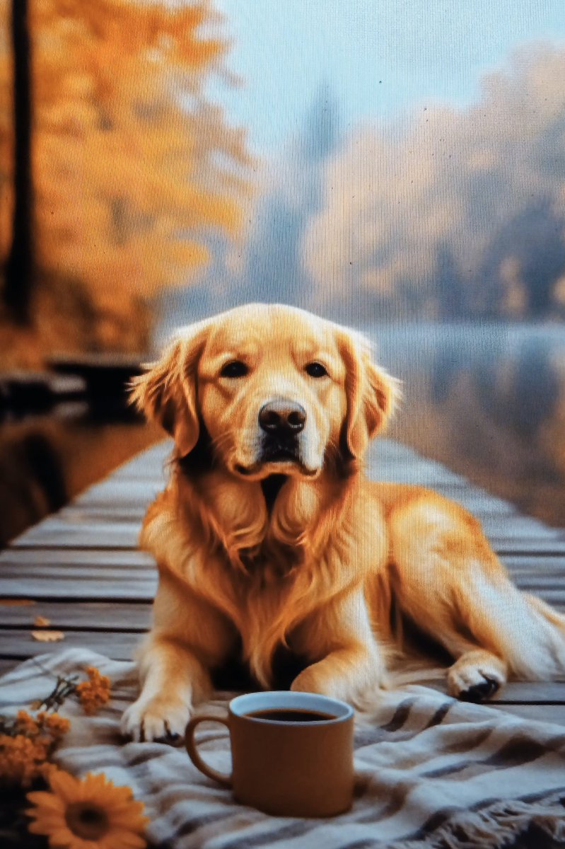 Voor iedereen een mooie dinsdag ☕🐕🥀🐾🌷🍀💐👋