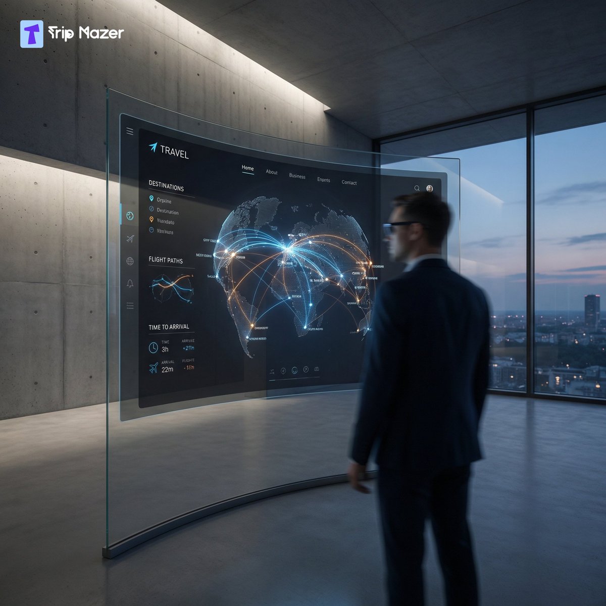 TripMazerAI's tweet photo. The waiting is over. The era of performing has arrived. TripMazer doesn’t just find options—it reasons, optimizes, and executes. 

 One Agent. Zero tabs. Unlimited arrivals. 🌌#TripMazer #AgenticAI #TravelTech #FutureOfTravel https://t.co/JhIoYQPr9y