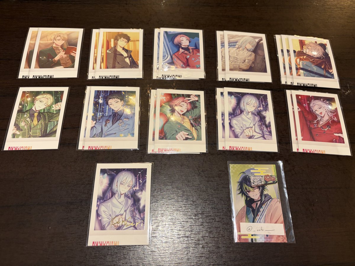 _noh___'s tweet photo. 【交換】18TRIP エイトリ ぱしゃこれ vol.3

譲)可不可 錬牙 雪風 添 礼光 七基 季肋 宗氏 幾成 千弥 來人 太緒 潜 凪 子タろ 夜鷹 糖衣 琉衣

求)あく太、潮

横浜手渡し＞東京手渡し、郵送
箔押し最優先
アカウント作り直しでFF少ないため、、本垢提示可能

よろしくお願いします https://t.co/MK5f0xwn1M