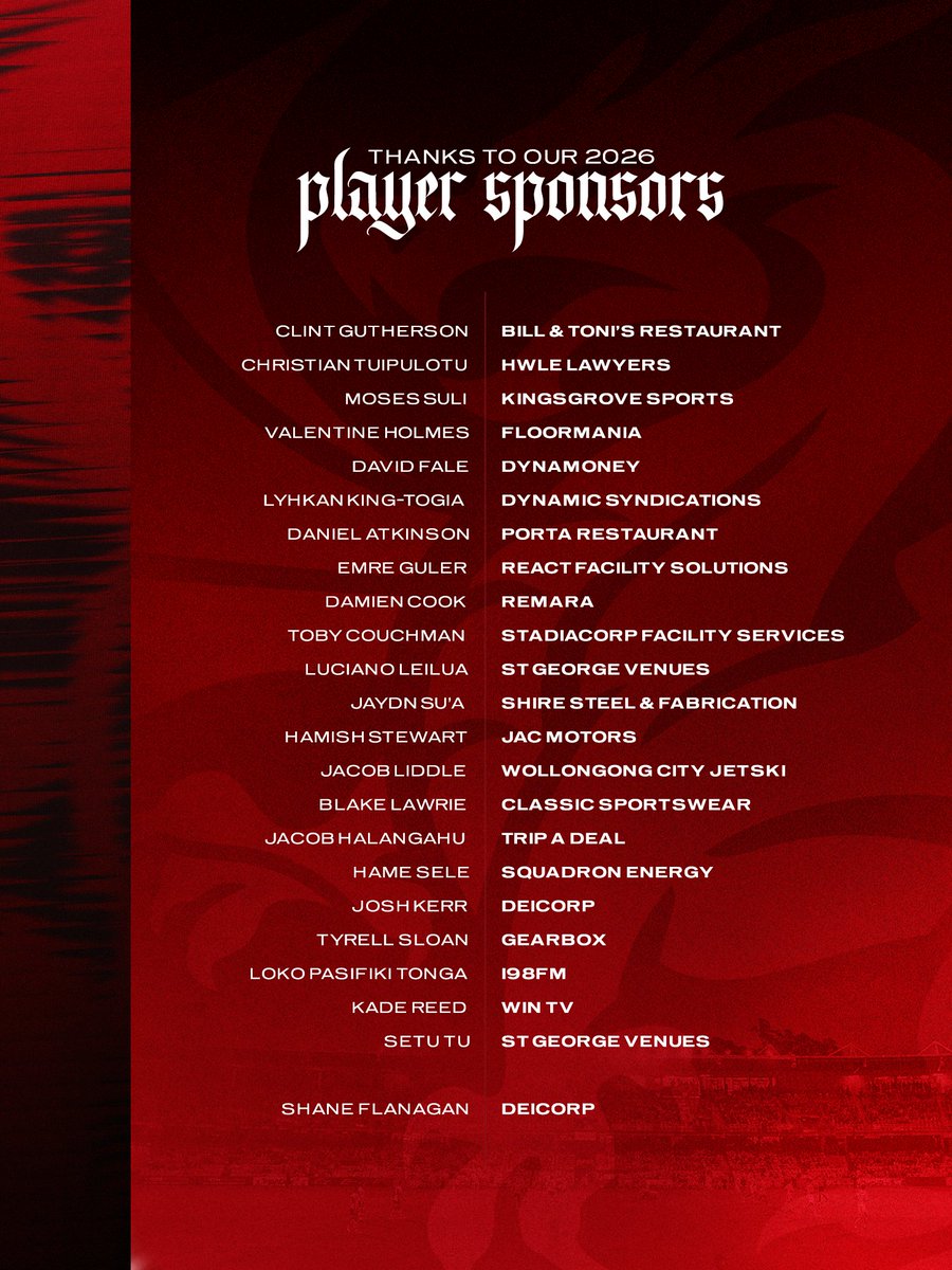 St George Illawarra Dragons tweet media