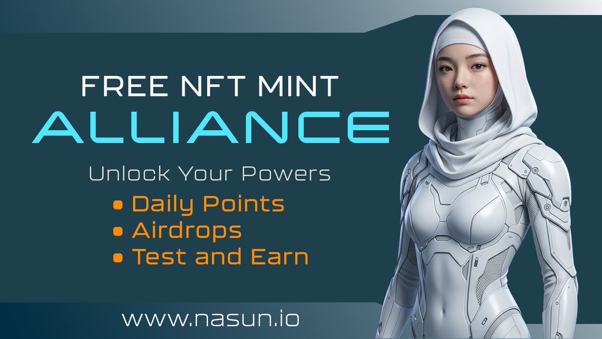 The Alliance NFT FREE mint is LIVE ⚡️

Activate Alliance to earn points:
- Base points
- Daily missions
- Games and DeFi
- Ecosystem leaderboards
- Points airdrops

No seed phrases.

1️⃣ Follow + Like + Repost 
2️⃣ Tag 2 Friends 
3️⃣ Link 👇

Join us building in real time with the