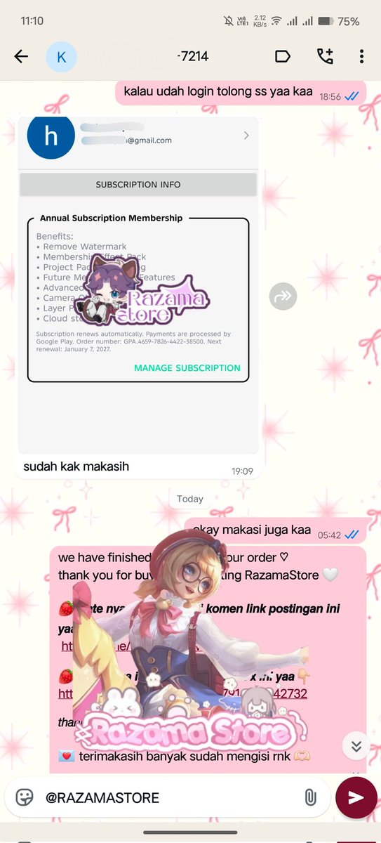 razama store || backup tweet media