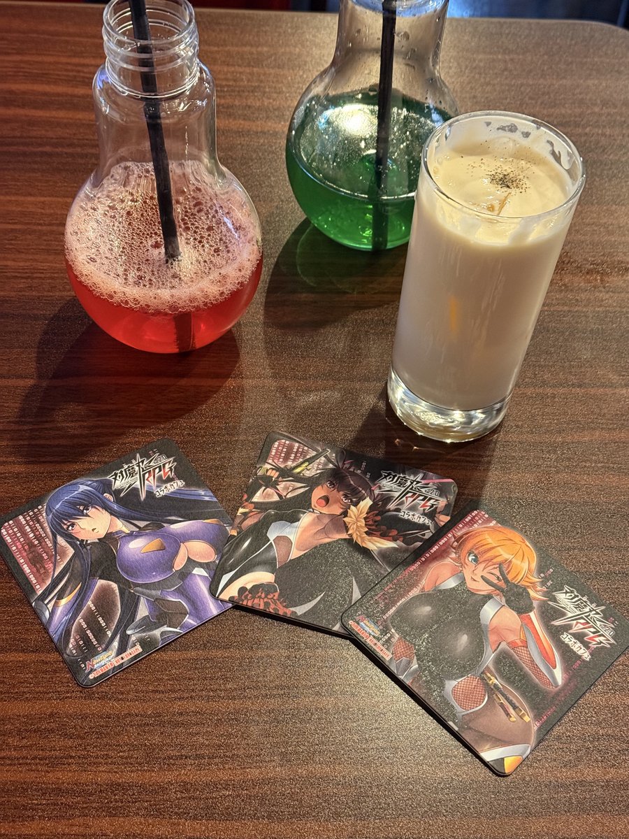 NewType新宿にて開催中の対魔忍RPGコラボカフェに運営スタッフがお邪魔
