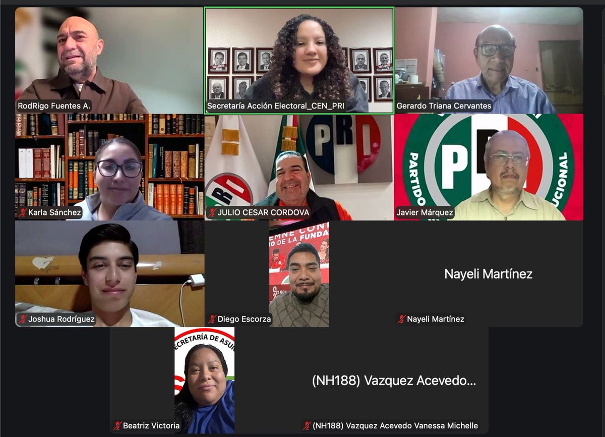 Secretaría de Acción Electoral del CEN del PRI tweet media