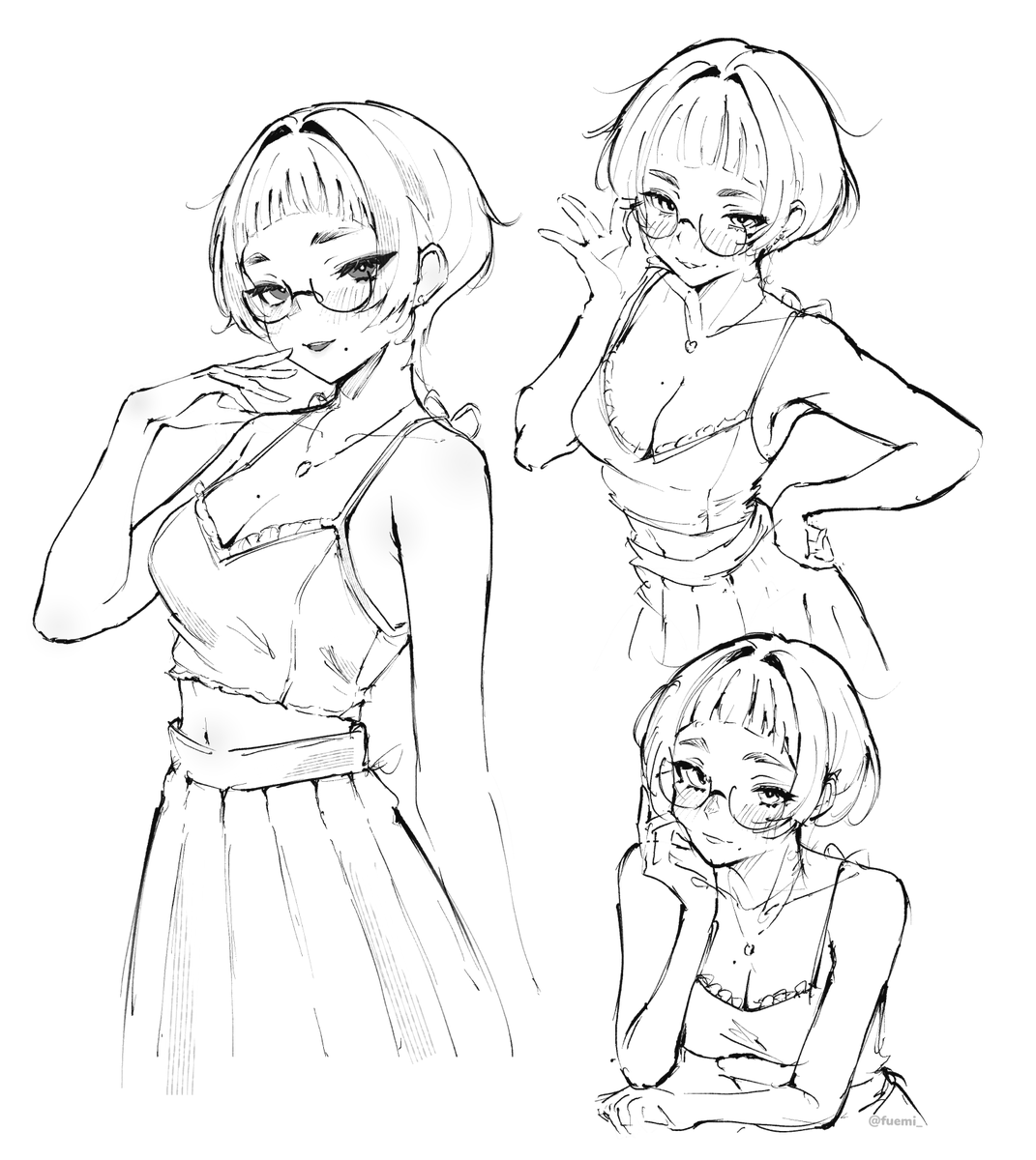 fuemi_'s tweet photo. oc sketches. https://t.co/zL0TR8gLGT