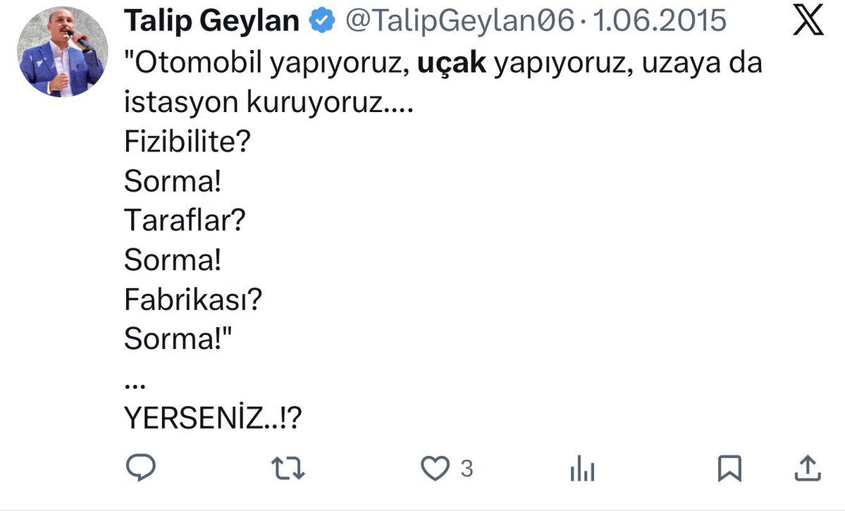 Muammer Karaman tweet media