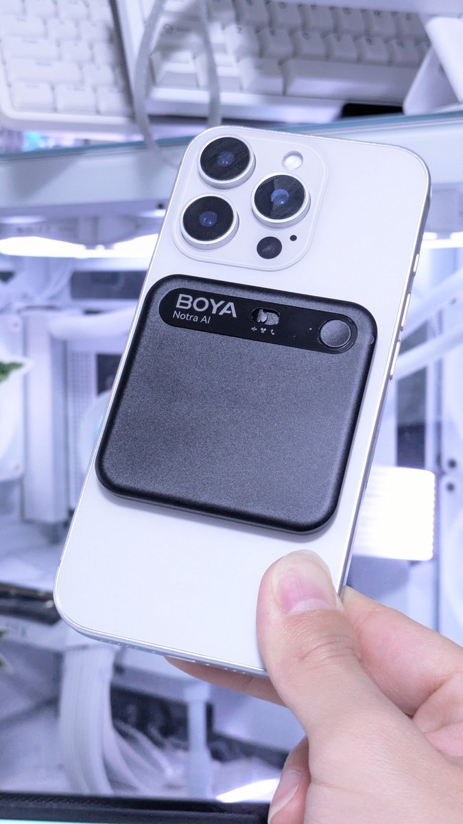tenshi_chill's tweet photo. ꒰ঌ【BOYA(@BOYA_JP)様より「Notra」をご提供頂きました！】໒꒱

🪽 P O I N T ❢
・通話、スピーカー、外部音声の録音が可能
・簡単ワンタッチで録音開始
・AIによる文字起こしと録音内容の要約

🪽購入はこちらから🛒
【Amazon】Amazon：https://t.co/kG8vmKP6Ms　

🪽クーポンコード
クーポンコード：NOTRAPITI
3月30日-6月30日、20%オフ

🪽動画でチェック✔️
【YouTube】https://t.co/SdVeH31VzR
【TikTok】https://t.co/cROKzt6o16

#PR #BOYA #desksetup