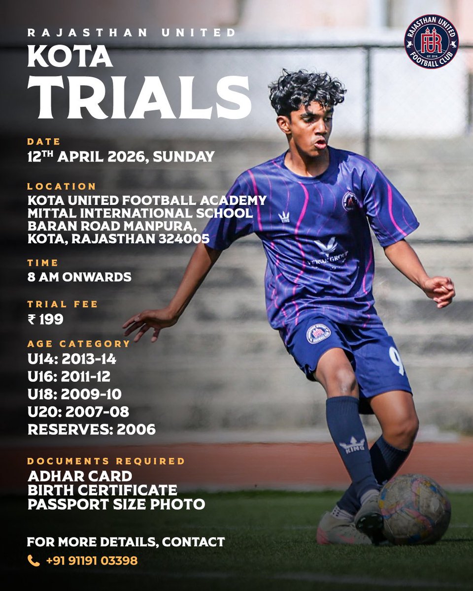 Rajasthan United FC tweet media