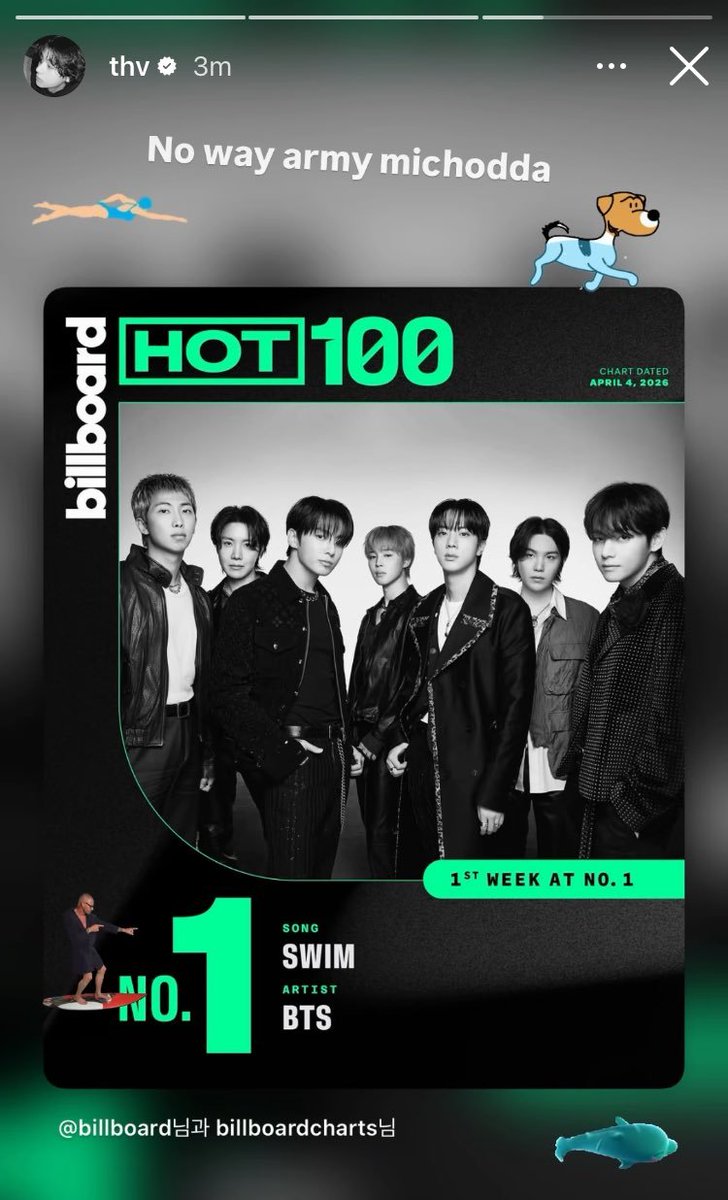 yoong_coffee's tweet photo. จีมินกับแทมาลงสตอรี่ชาร์ต Hot 100

🐥อาร์มี่ของเราได้รับรางวัลสินะ* ☺️

🐻ไม่จริงน่า อาร์มี่สุดยอดไปเลย

🥹🥹🥹
*จีมินมักจะพูดประโยคนี้เวลาบังทันได้รับรางวัล เหมือนว่ารางวัลนี้ก็เป็นของอามี่เหมือนกันนะ

#JIMIN #V https://t.co/9nHdcOi6oU