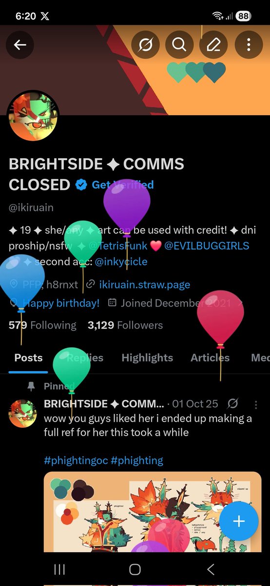 BRIGHTSIDE ✦ COMMS CLOSED tweet media