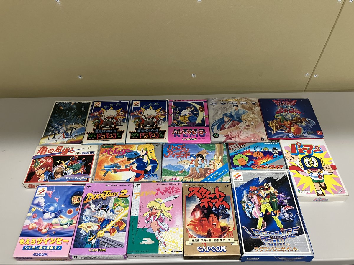 trader_tvgame's tweet image. 🔥本店１階レトロゲーム情報🔥

FC・SFCの高額タイトル買取させて頂きました！
お持ち込みありがとうございます。
画像の他にもお持ち込み頂きましたので作成次第、
ショーケース等に展開します。
もうしばしおまちを(&amp;gt;_&amp;lt;)
状態確認もOKです！

#レトロゲーム #秋葉原 #ファミコン #スーパーファミコン