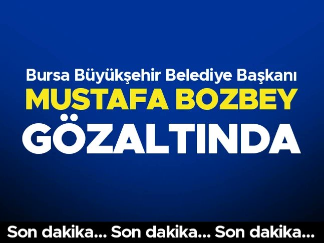 Hurriyet's tweet photo. Bursa Büyükşehir Belediye Başkanı Mustafa Bozbey gözaltına alındı

https://t.co/kQToCXbCWp https://t.co/qmTzKjlwNp