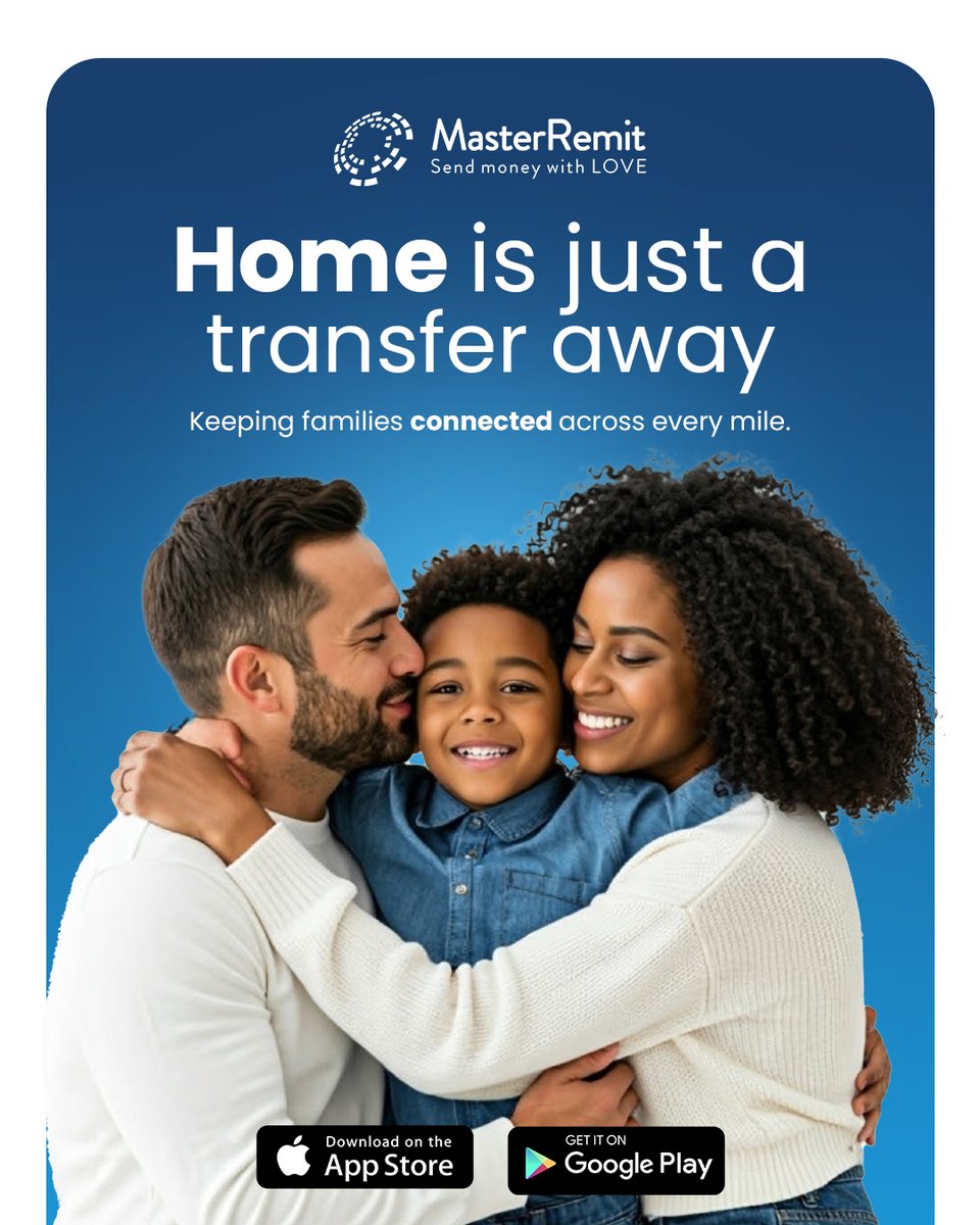 MasterRemit's tweet image. No matter how far you are, your support keeps home strong.
Send today because home is just a transfer away. 🩵

#MasterRemit #Remittance #MoneyTransfer #OnlineMoneyTransfer #SendMoneyNow