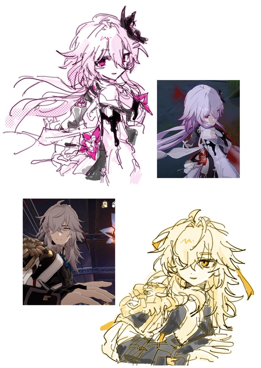 Jm6Gp's tweet photo. 今月暇すぎてむった絵描いててえらい✨(1枚目2月ですけど。) https://t.co/BjBYcWzIkr