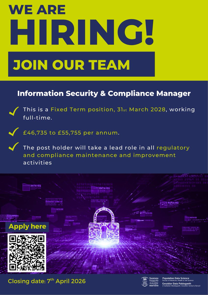 Population Data Science at Swansea University tweet media