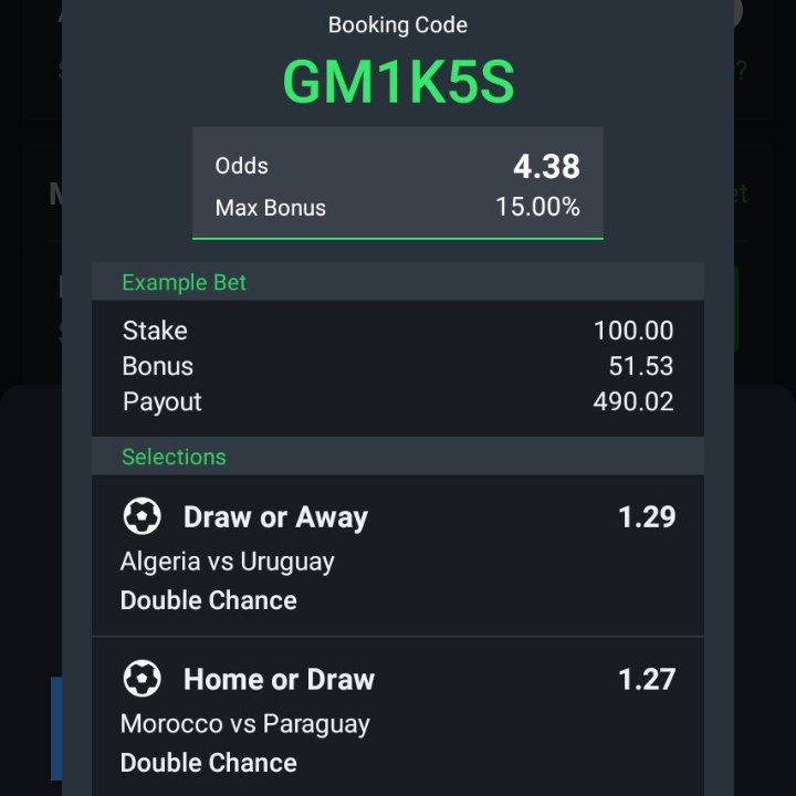 Mrkamtips's tweet photo. Sure 4 odds on Sporty bet 🍀
#sportybet #sportybetcode #sportycode #sporty #code https://t.co/YMbJ5JcUYA