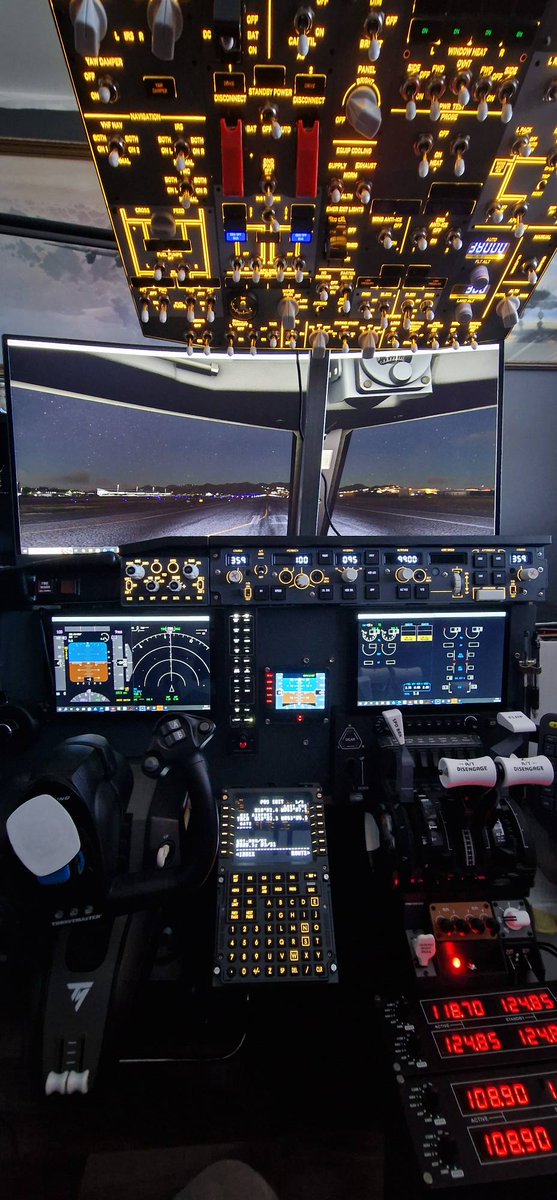 jerryfly_7's tweet image. Could have just gone and bought a monitor arm but I like to make simple things complicacted 🤣
Thanks Rowsfire this overhead looks amazing 🤩😍

From customer: James Parker

#rowsfire #flightsimulator #dıy #b107 #boeing737