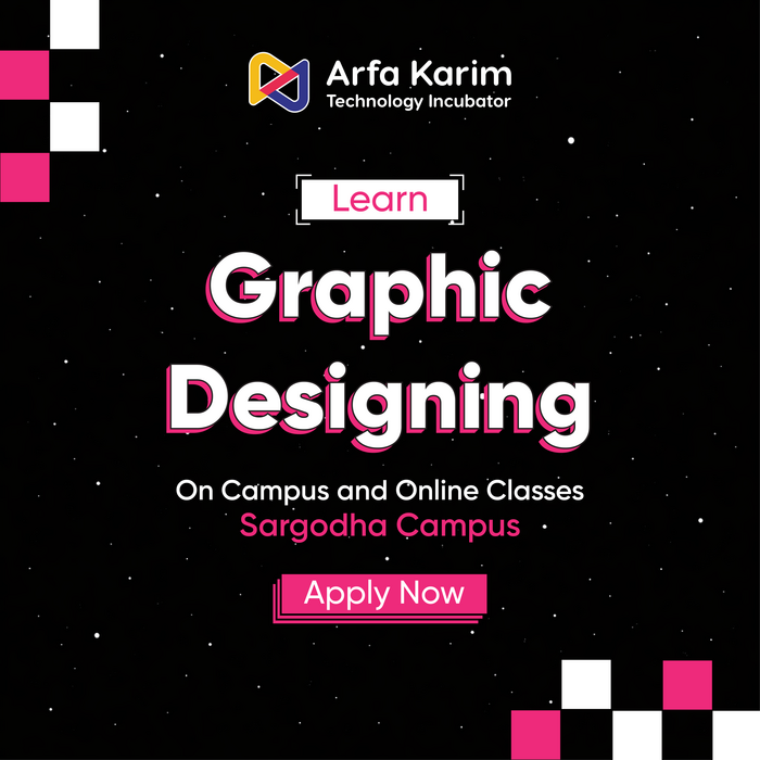 ArfaKarim_Tech's tweet photo. Arfa Karim Technology Incubator | Graphic Designing !

Transform your creativity into a rewarding career with expert training in visual design and digital artistry!

Apply:https://t.co/wsQk4oD6Wo
0321-1119651 🇵🇰
#ArfaKarimTech #GraphicDesigning #DesignBootcamp #AdobeCreativeSuite https://t.co/78CXumRbB8