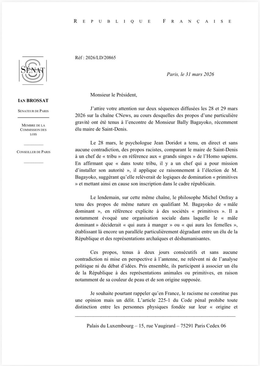 Ian Brossat tweet media