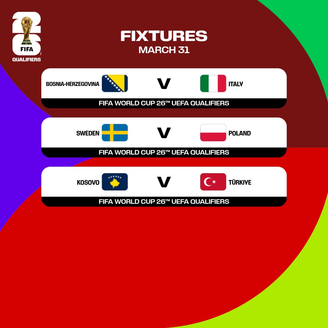 FIFAWorldCup's tweet photo. The final day of #FIFAWorldCup 2026 qualifying... 👀
