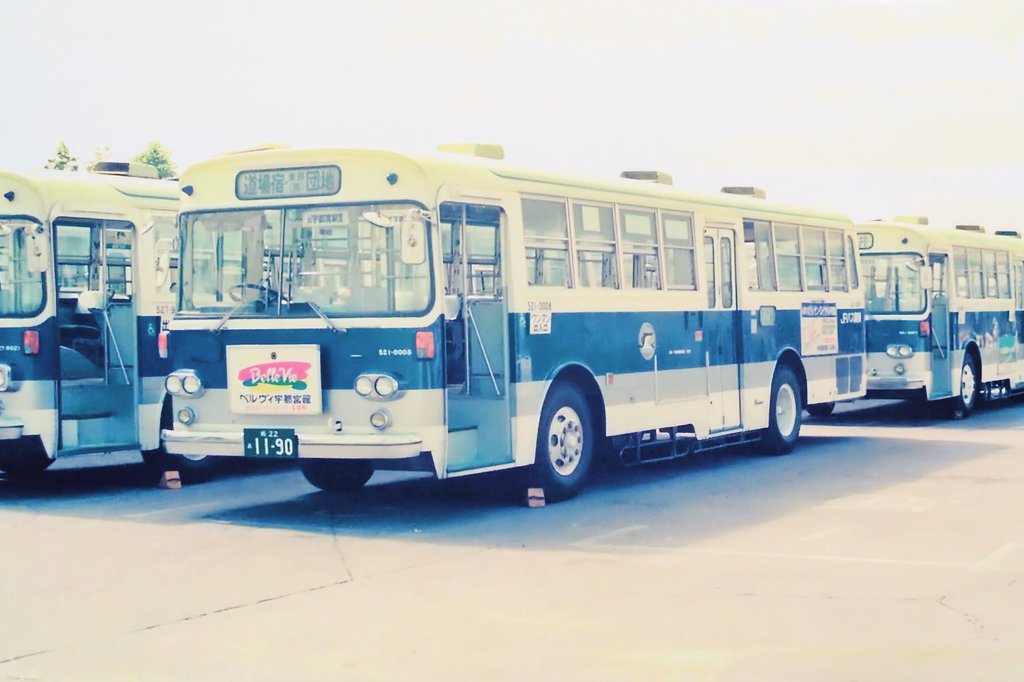 平成初期のJRバスと観光バス tweet media