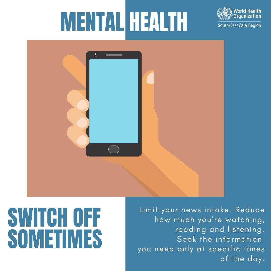 WHOSEARO's tweet image. Constant exposure to news and information can feel overwhelming, especially during uncertain times. 🙁 Taking intentional breaks helps protect your mental health.
 
Limit your intake. Pause when needed. 💛
 
#MentalHealth #HealthyHabits #Wellbeing