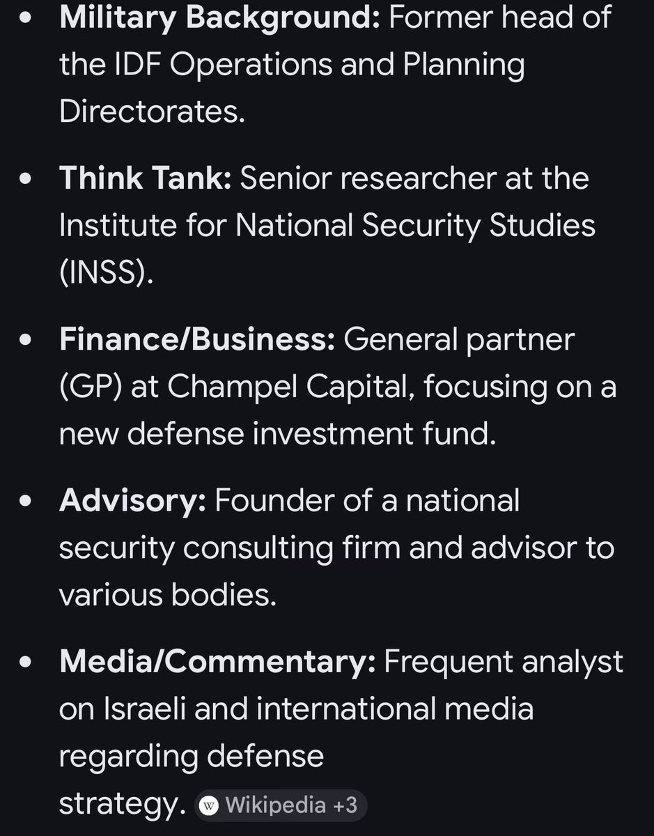 <a href="/necenzurirano_/">necenzurirano.si</a> <a href="/DrPogacnik/">dr. Miha Pogačnik</a> Giora Eiland nikoli ni bil vohun ali operativec. Je član svetovalnega odbora BC ampak ste kje slišali, da 74 letni svetovalci hodijo do strank? Eiland je tudi glavni partner investicijske firme Champel Capital naprimer. Pa deluje v nacionalnem inštitutu… pa še marsikaj.