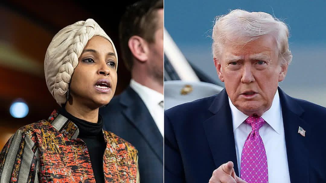 Lina_rays1ya's tweet image. Ilhan Omar: "Clinton was impeached over an affair. Nixon resigned over a single burglary. Trump has 34 felony convictions and countless ties surfacing in the Epstein files… and he’s still president?

This isn’t normal. The system is broken. Just PUT HIM IN JAIL!!!" Do you agree