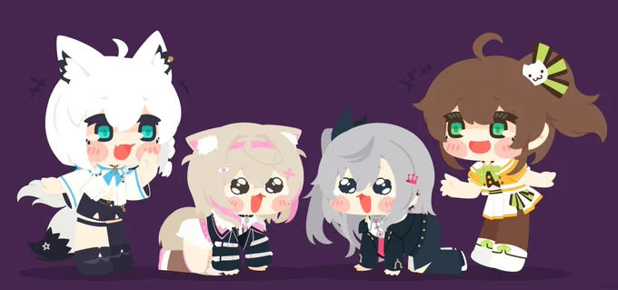<アピールしてくださ〜い <ウ゛ワ゛ア゛ア゛ア゛ア゛! #祭絵 #リオナート #絵フブキ #FWMCpix