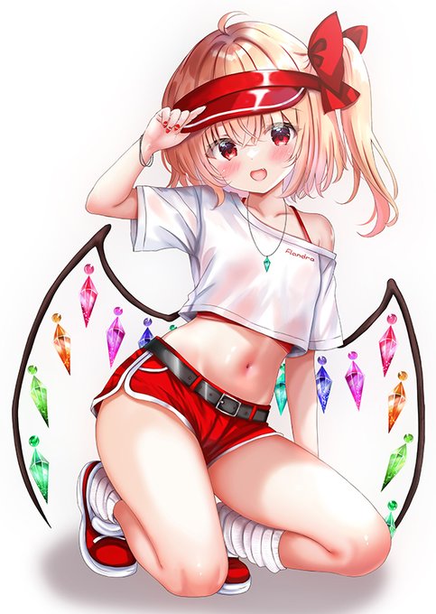 スポーティなフランちゃん
#東方 #東方Project #フランドール・スカーレットㅤㅤㅤ 