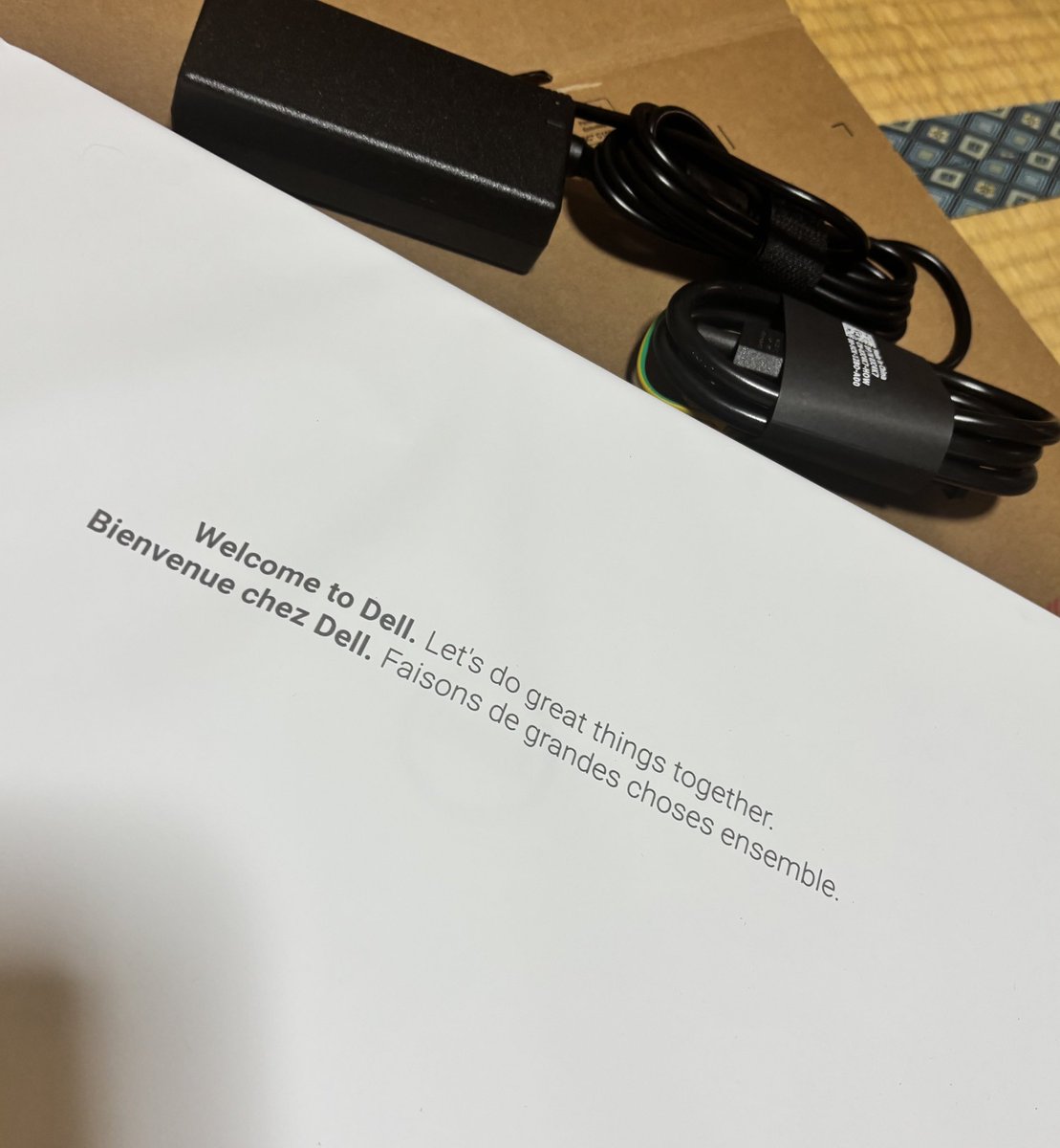 ncmizuki's tweet image. ノートパソコン💻届きました✌️
嬉しいのでとりあえず開封してみたよ
設定はお休みの日にゆっくりやります
DVDドライブがないせいか今までのより薄いのにちょっとびっくりした
てかDVDドライブ買わなきゃ📀
#dell #dell15 #ラップトップ