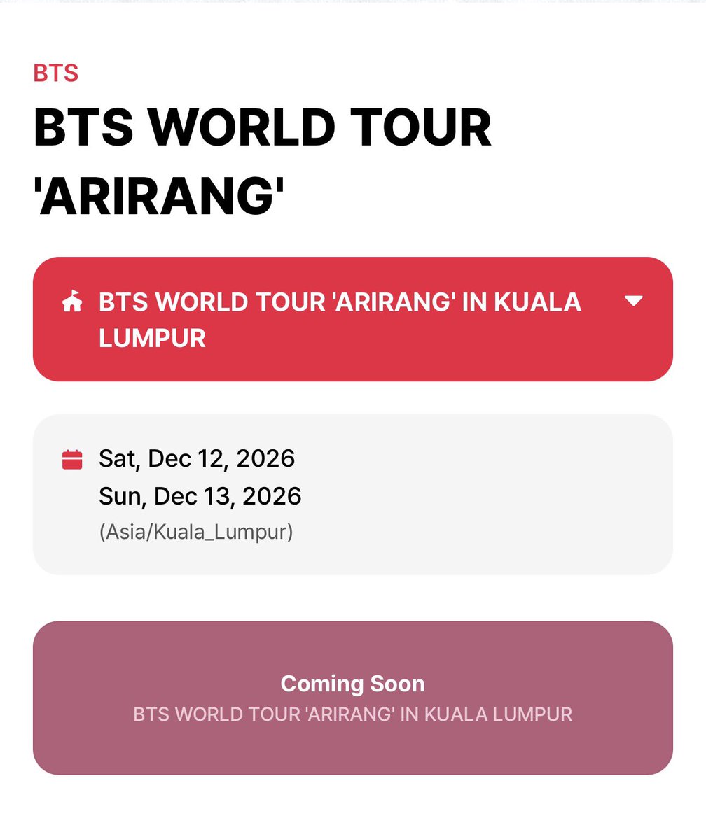 BTS Malaysia ARMY⁷ tweet media